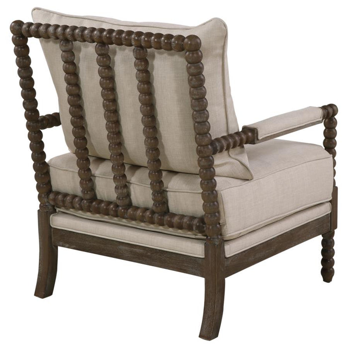The Couture Collection Upholstered Bobbin Accent Chair