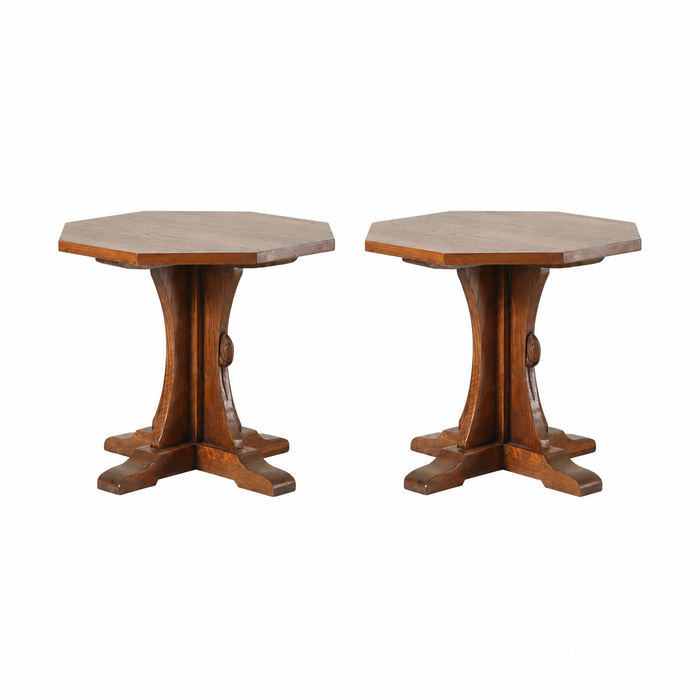 Mission Solid Oak Mouse Detail End Table