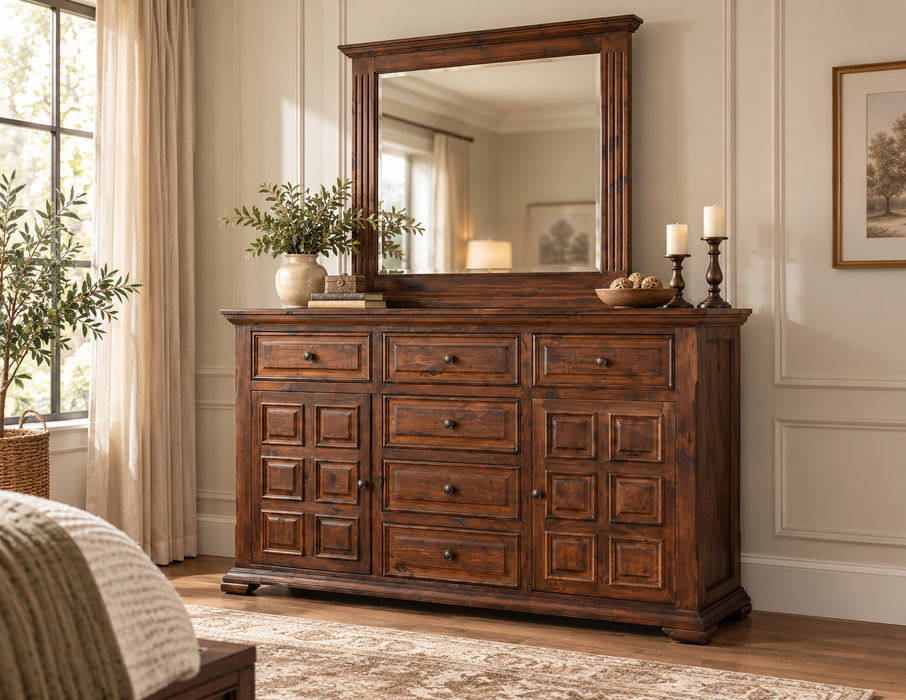 Keystone Rustic Distressed Brown Dresser - Options Available