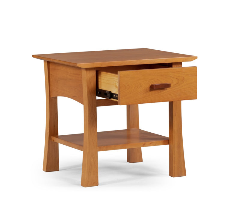 Heritage Cherry Solid Cherry Wood 1-Drawer End Table