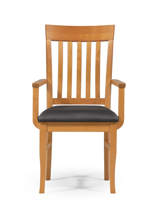 Heritage Cherry Solid Wood Dining Arm Chair