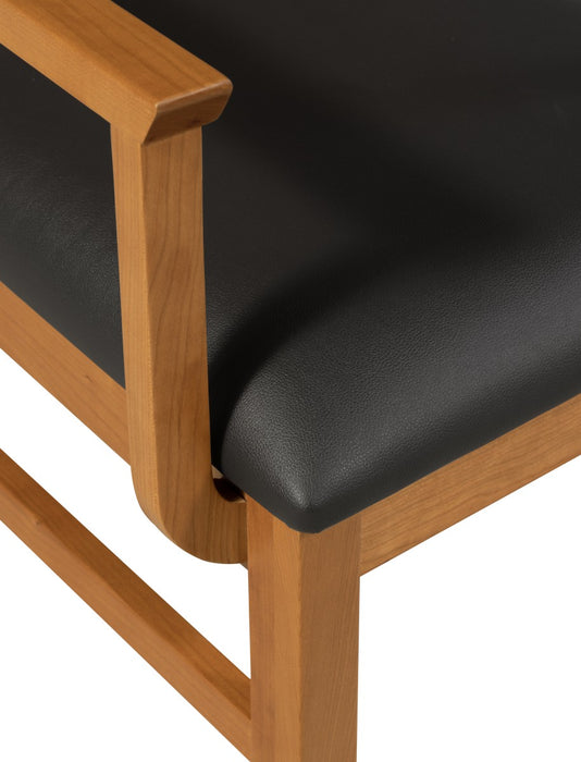 Heritage Cherry Solid Wood Dining Arm Chair