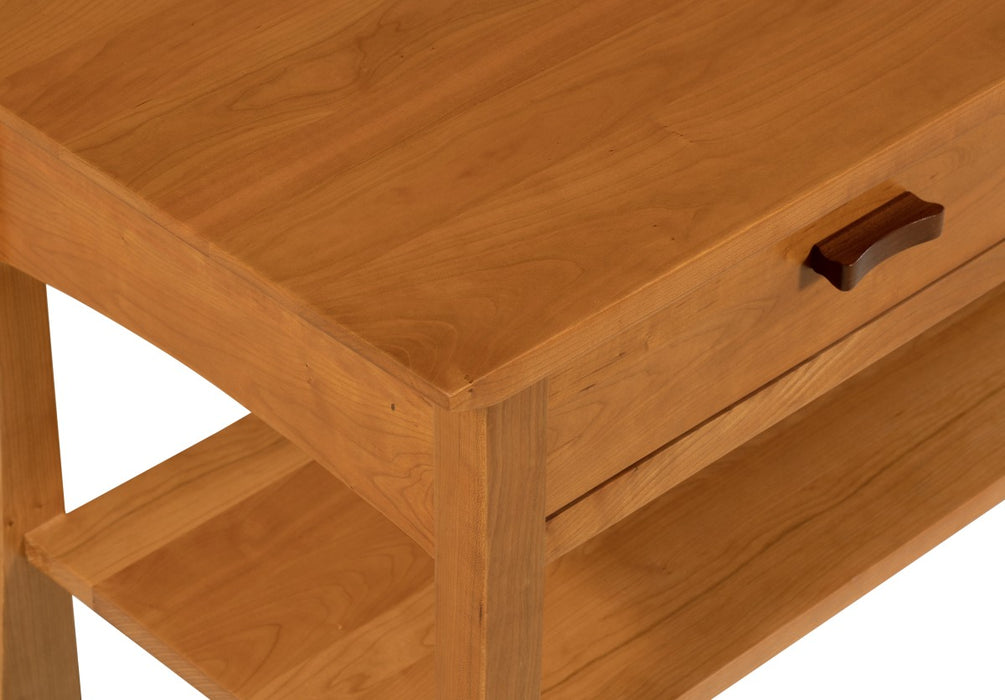 Heritage Cherry Solid Wood 2-Drawer Coffee Table