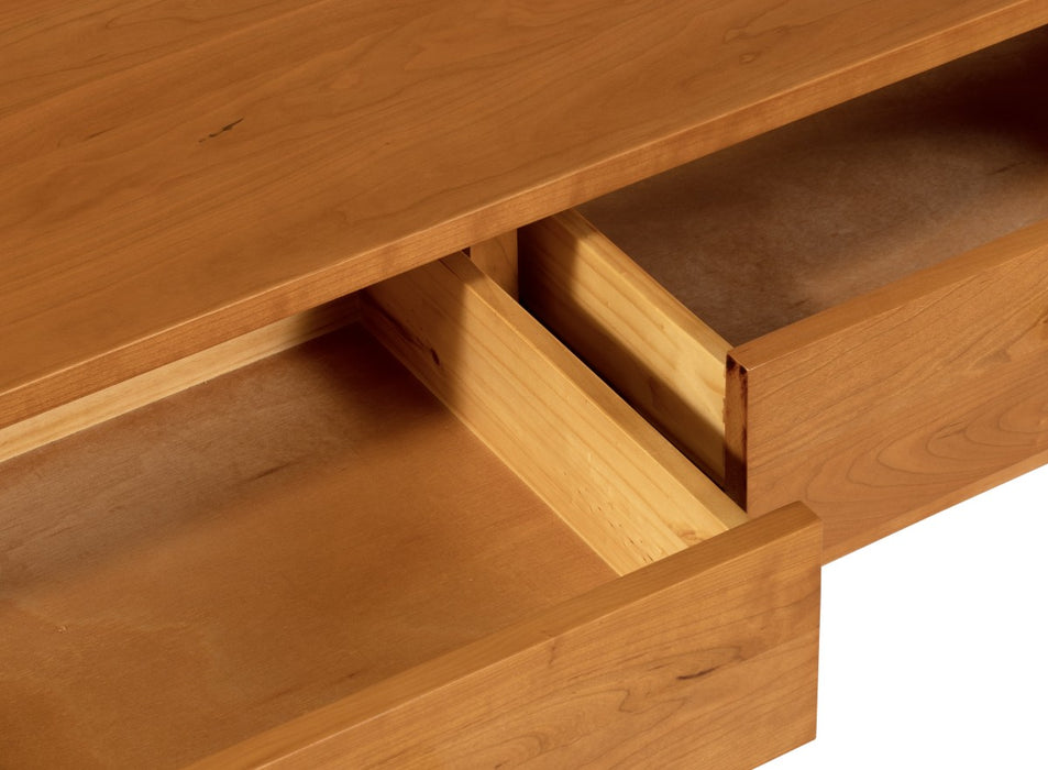 Heritage Cherry Solid Wood 2-Drawer Coffee Table
