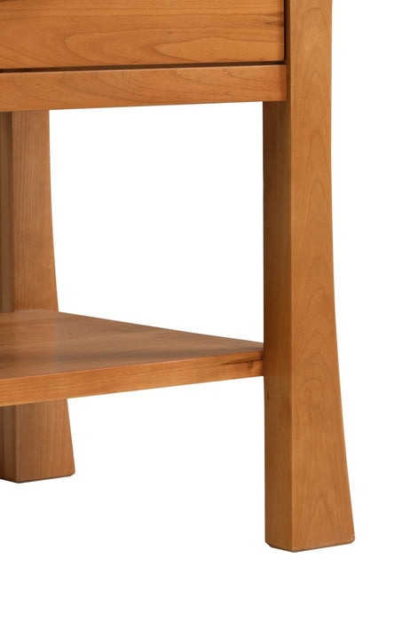 Heritage Cherry Solid Wood 2-Drawer Coffee Table
