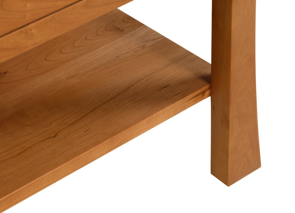 Heritage Cherry Solid Wood 2-Drawer Coffee Table