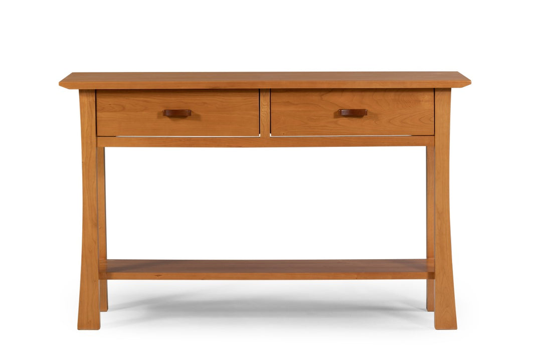 Heritage Cherry Solid Wood 2-Drawer Sofa Table / Console