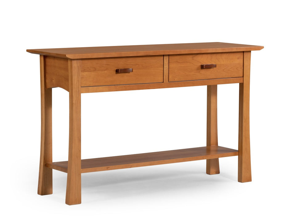 Heritage Cherry Solid Wood 2-Drawer Sofa Table / Console