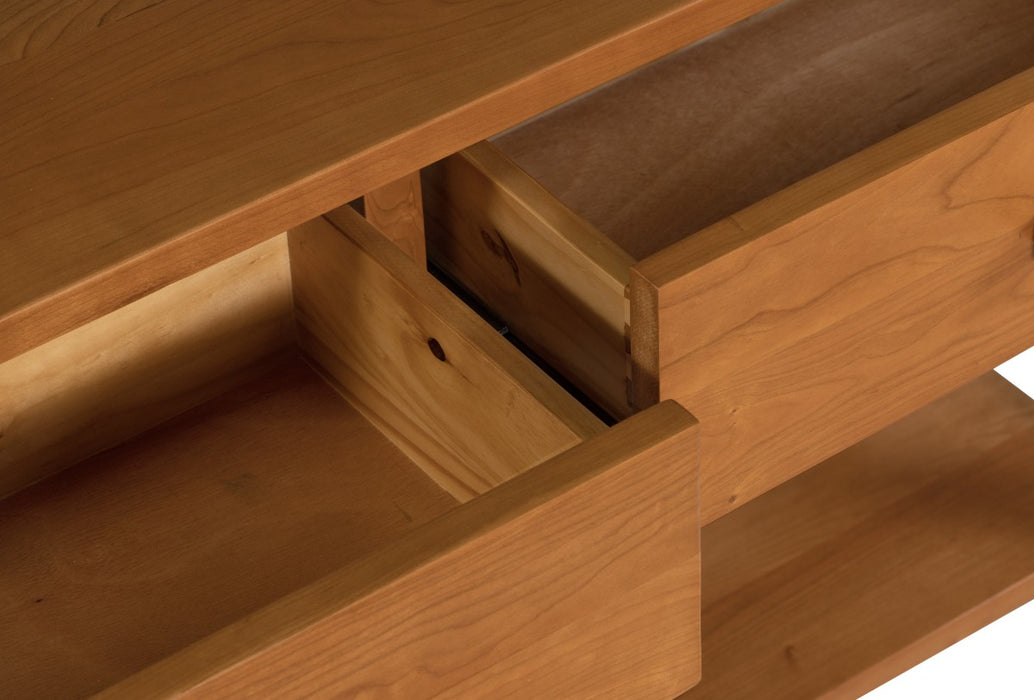 Heritage Cherry Solid Wood 2-Drawer Sofa Table / Console