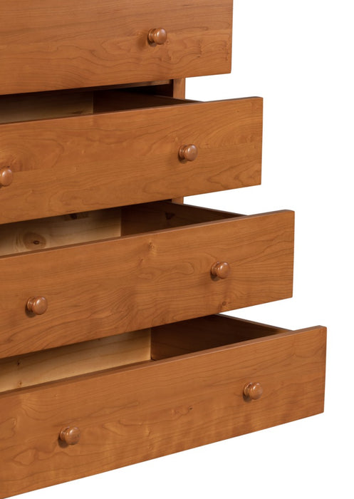 Heritage Cherry Solid Cherry Wood 5-Drawer Chest / Dresser