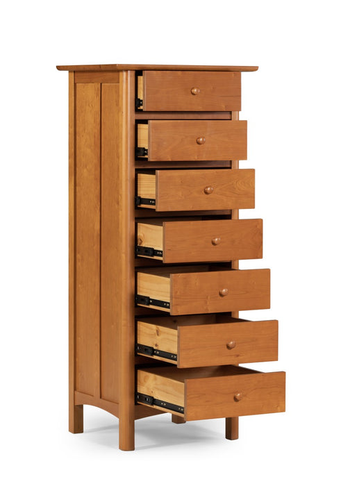 Heritage Cherry Solid Cherry Wood 7-Drawer Lingerie Chest