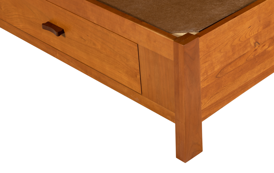 Heritage Cherry Solid Cherry Wood Storage Bed