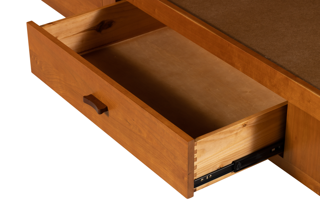 Heritage Cherry Solid Cherry Wood Storage Bed