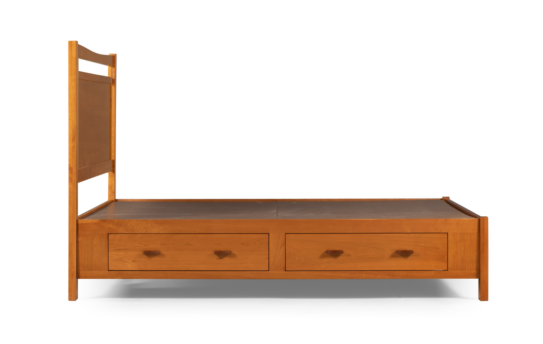 Heritage Cherry Solid Cherry Wood Storage Bed