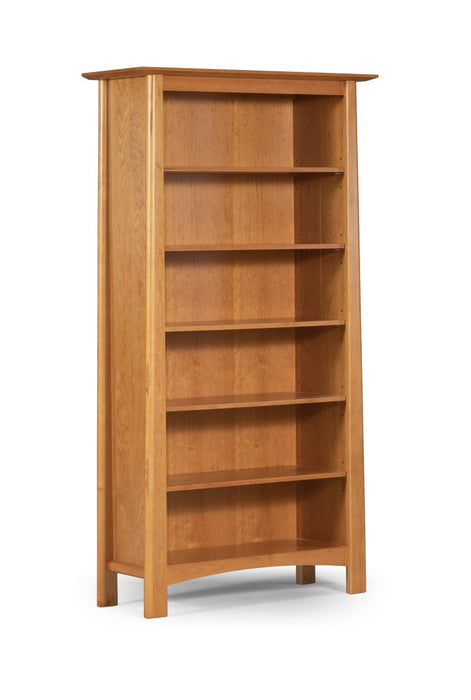 Heritage Cherry Solid Cherry Wood Tall 72" High Bookcase