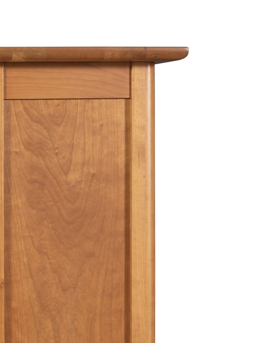 Heritage Cherry Solid Wood 2-Door Bookcase