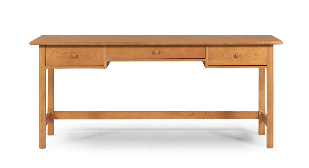 Heritage Cherry Solid Cherry Wood 3-Drawer Writing Desk