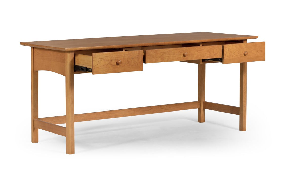 Heritage Cherry Solid Cherry Wood 3-Drawer Writing Desk
