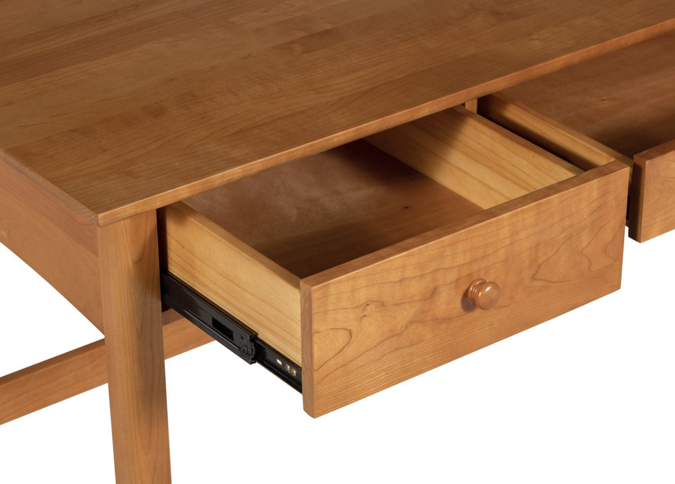 Heritage Cherry Solid Cherry Wood 3-Drawer Writing Desk