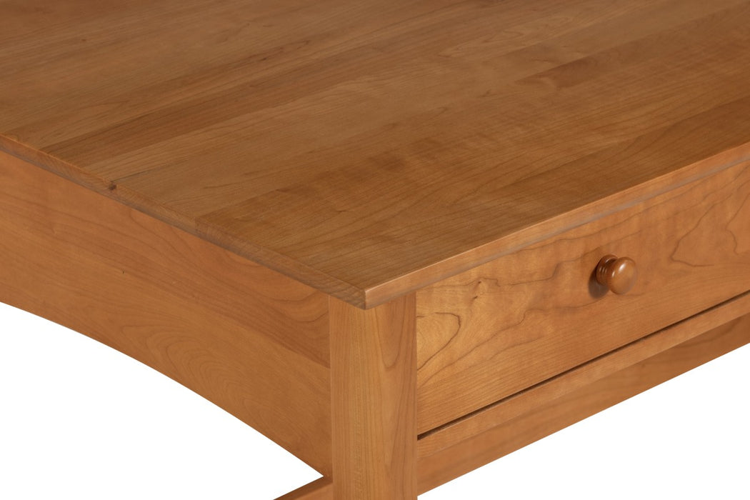 Heritage Cherry Solid Cherry Wood 3-Drawer Writing Desk