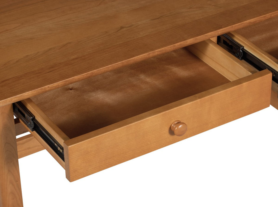Heritage Cherry Solid Cherry Wood 2-Drawer 48" Writing Desk