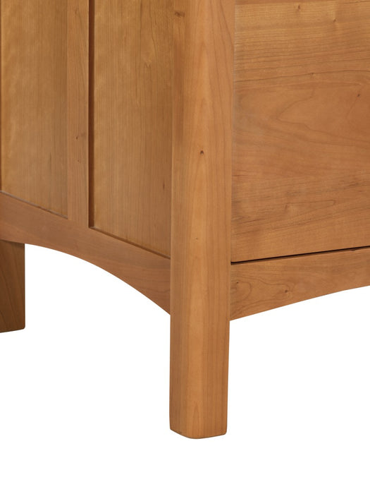Heritage Cherry Solid Wood 2-Drawer File Cabinet