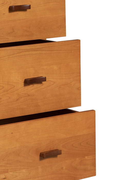 Heritage Cherry Solid Wood 4-Drawer Office File Cabinet