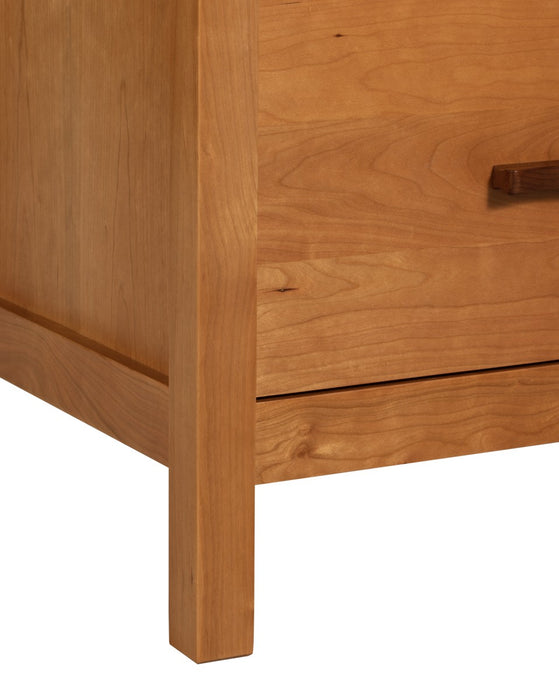 Heritage Cherry Solid Wood 4-Drawer Office File Cabinet