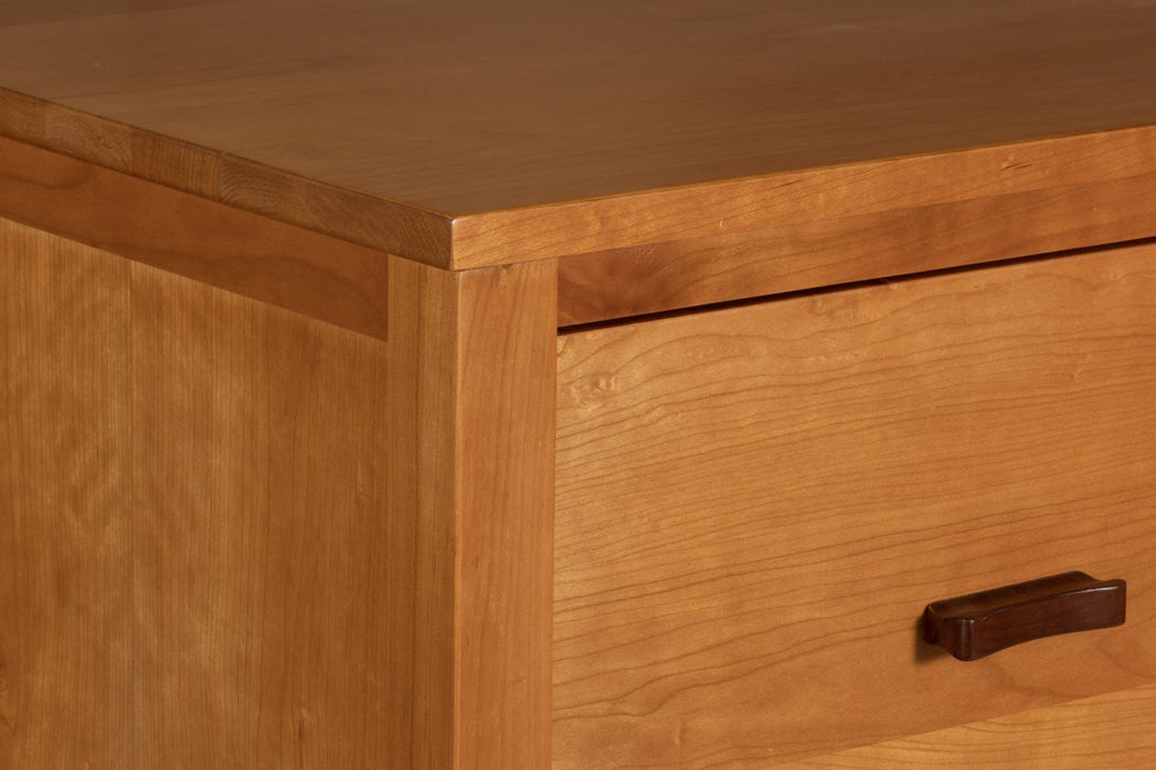 Heritage Cherry Solid Wood 4-Drawer Office File Cabinet