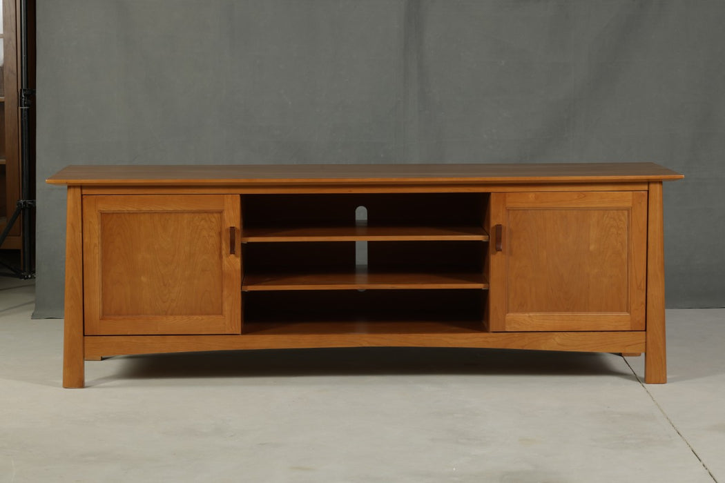 Heritage Cherry Solid Cherry Wood TV Stand - 80"