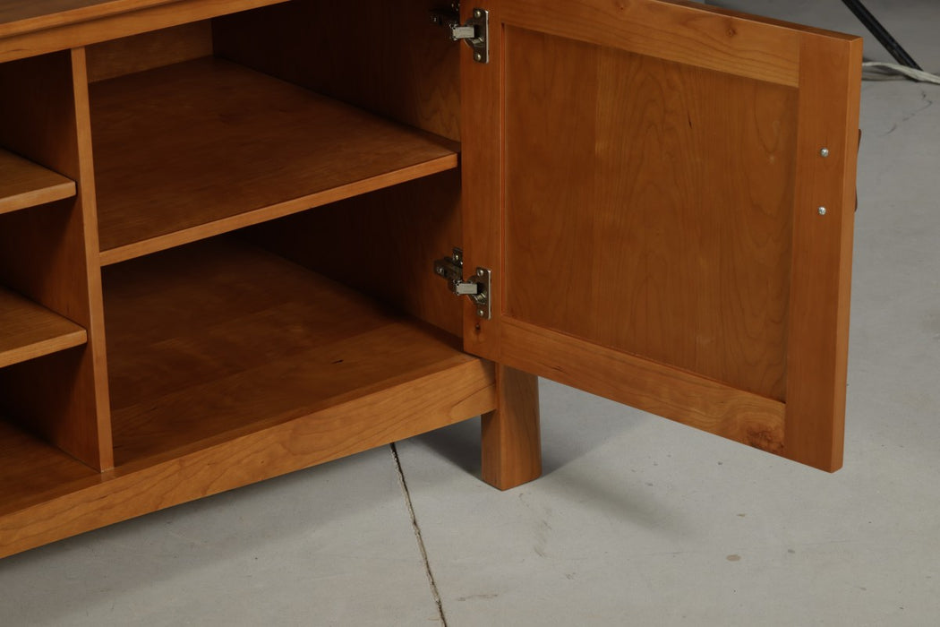 Heritage Cherry Solid Cherry Wood TV Stand - 80"