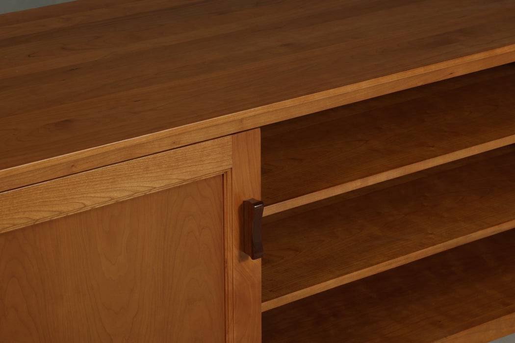 Heritage Cherry Solid Cherry Wood TV Stand - 80"