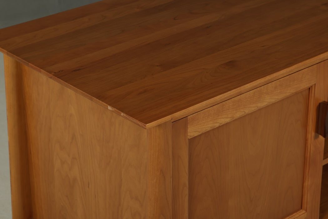 Heritage Cherry Solid Cherry Wood TV Stand - 80"