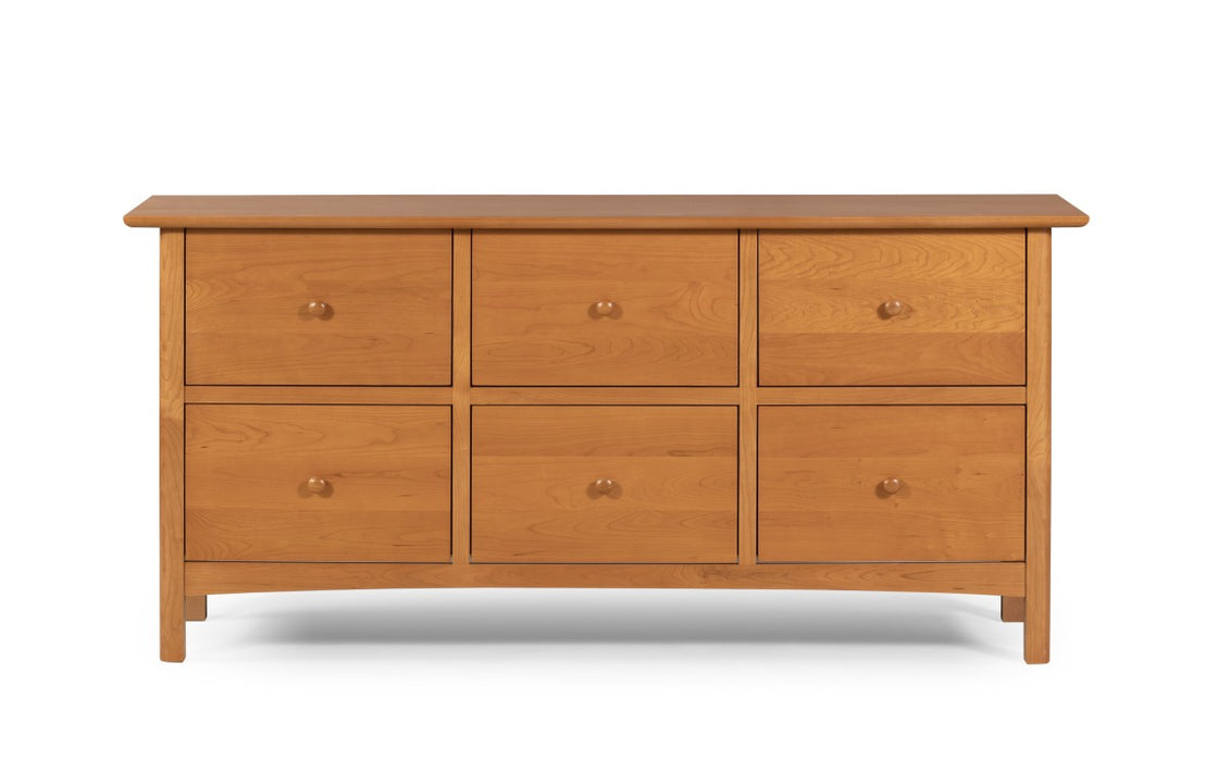 Heritage Cherry Solid Cherry wood 6 Drawer Lateral File Cabinet