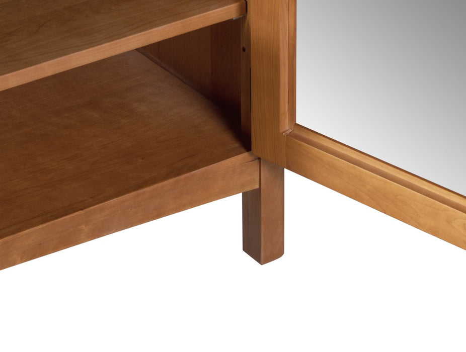 Heritage Cherry Solid Wood Media Console / Multi-Use Cabinet
