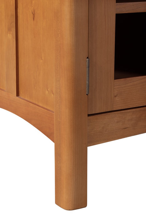 Heritage Cherry Solid Wood Media Console / Multi-Use Cabinet
