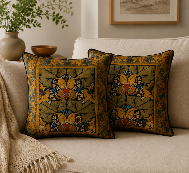 Persian-Inspired Luxurious Accent Cushions