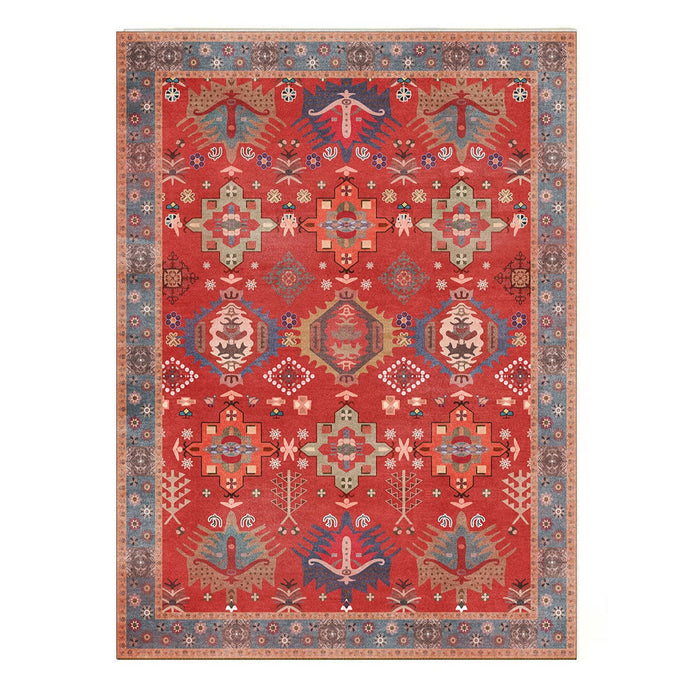 Serapi Collection Area Rug Ultra Soft Washable Rug, Non Slip Area Rug Indoor, Stain Resistant Rugs for Living Room Bedroom Vintage Home Decor