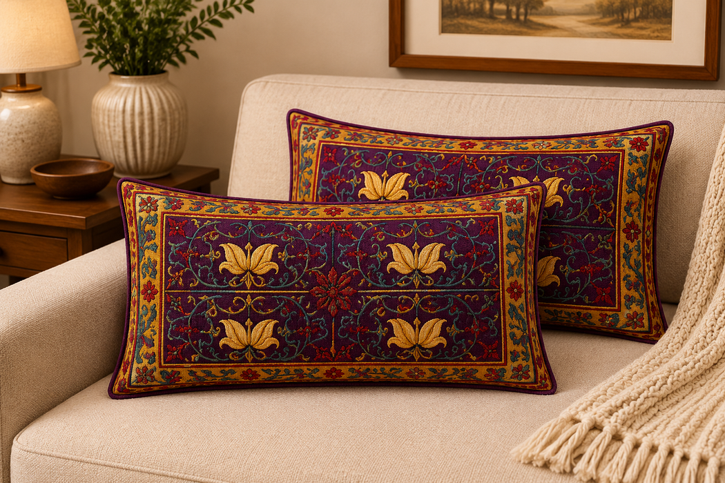 Persian-Inspired Luxurious Accent Cushions
