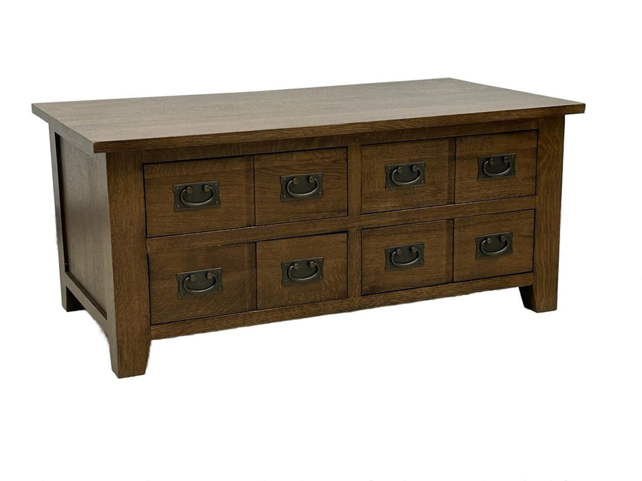 Mission 8 Drawer Coffee Table - Michael's Cherry