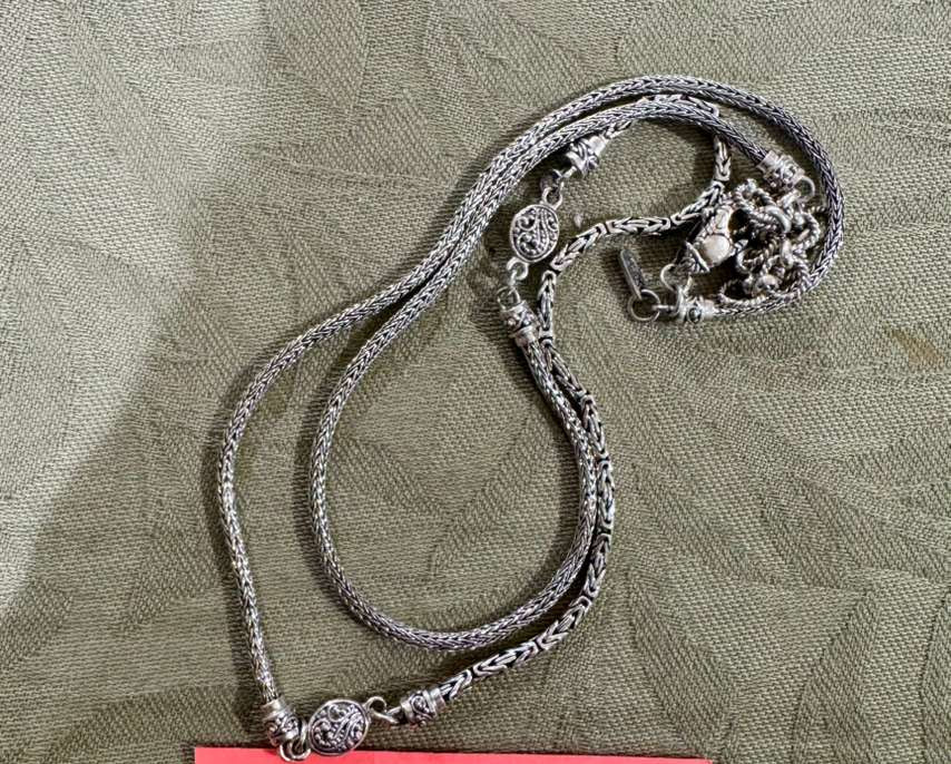 SS Longchain with Oval Details. 30"