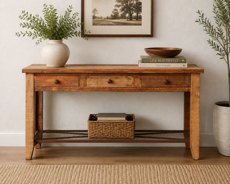 Bayshore Loft 3 Drawer Console Table