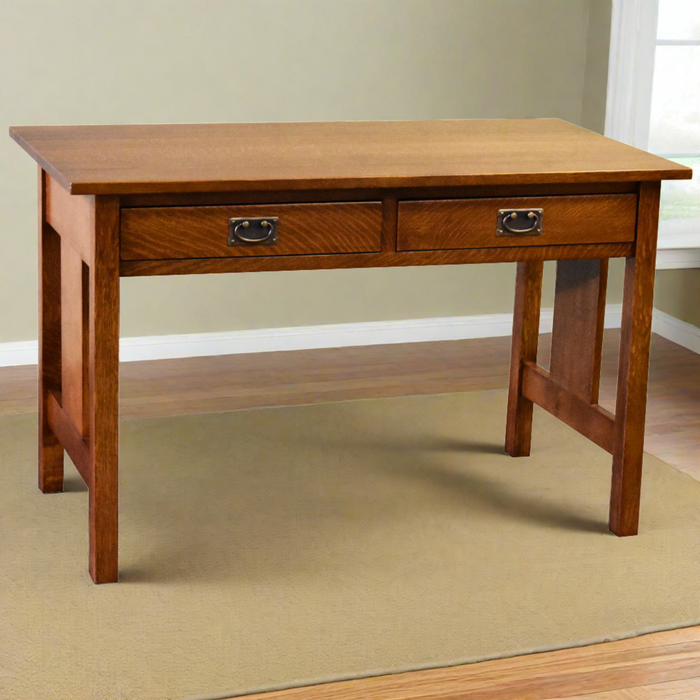 Mission / Arts and Crafts Solid Oak Writing Desk