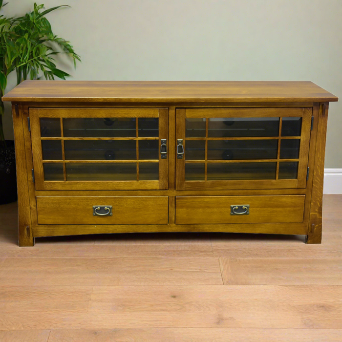 Mission Quarter Sawn Oak 60" TV Stand (2 Colors Available)