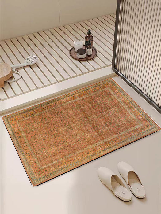 Ushak Collection Area Rug Ultra Soft Washable Rug, Non Slip Area Rug Indoor, Stain Resistant Rugs for Living Room Bedroom Vintage Home Decor