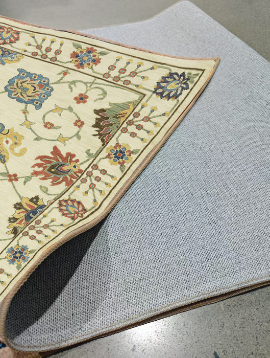 Arts and Crafts Collection Area Rug Ultra Soft Washable Rug, Non Slip Area Rug Indoor, Stain Resistant Rugs for Living Room Bedroom Vintage Home Decor