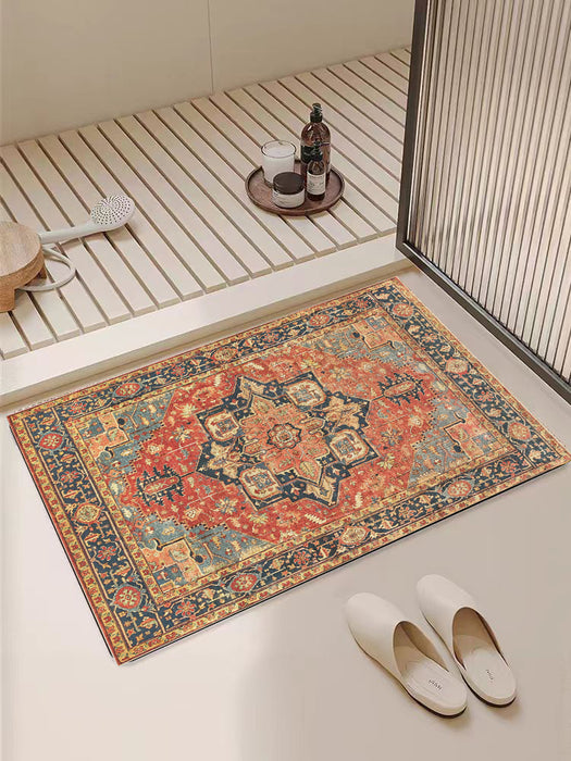 Serapi Collection Area Rug Ultra Soft Washable Rug, Non Slip Area Rug Indoor, Stain Resistant Rugs for Living Room Bedroom Vintage Home Decor