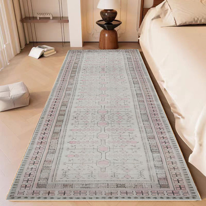 Ushak Collection Area Rug Ultra Soft Washable Rug, Non Slip Area Rug Indoor, Stain Resistant Rugs for Living Room Bedroom Vintage Home Decor