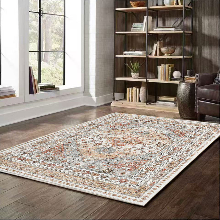 Serapi Collection Area Rug Ultra Soft Washable Rug, Non Slip Area Rug Indoor, Stain Resistant Rugs for Living Room Bedroom Vintage Home Decor