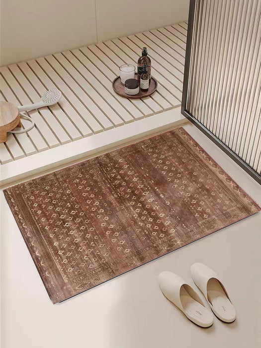 Tibet Collection Area Rug Ultra Soft Washable Rug, Non Slip Area Rug Indoor, Stain Resistant Rugs for Living Room Bedroom Vintage Home Decor